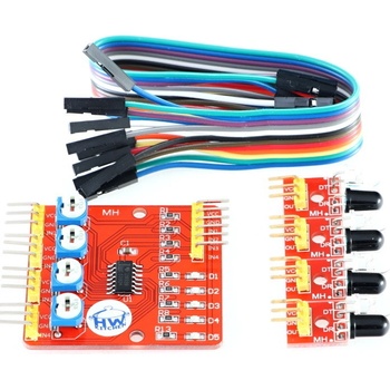 HWKITCHEN 4kanálový infra senzor překážek YL-70 pro Arduino HW379