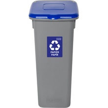Duobin Odpadkový koš na tříděný odpad 2 x 45 l barevný rámeček papír a plast