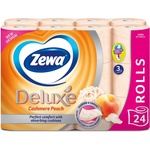 Zewa Тоалетна хартия Zewa de luxe Cashmere peach 3-слойна 19.3 м 24 бр
