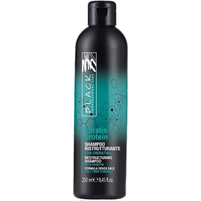 Black Professional Keratin Protein Restructuring Shampoo 250 ml
