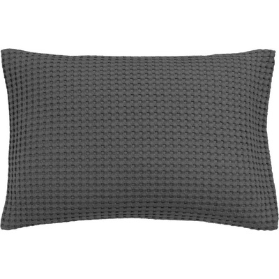 Vandyck Luxusná Home Piqué waffle Off black 40 x 55 cm