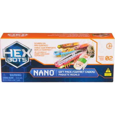 Hex Bots Nano darčeková sada 6 miniatúrnych robotických chrobákov