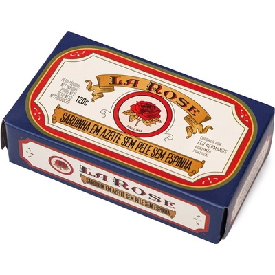 La Rose Sardinky bez kože a kostí v olivovom oleji 120g
