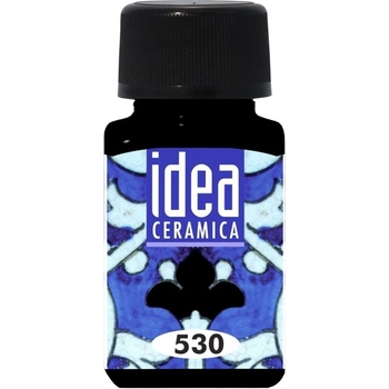 Maimeri Water-Based Cold Idea Farba na sklo a porcelán Black 530 60 ml