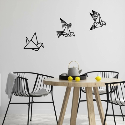 ASIR Nástěnná dekorace ORIGAMI PTÁCI