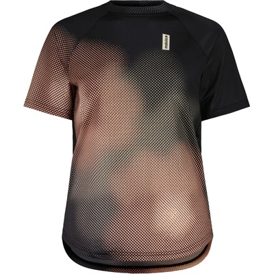 Maloja Дамска фланелка с къс ръкав за колоездене Maloja Women's OshakaM. Cycling jersey - Deep Black Bloom (156-3047-0114)