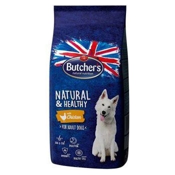 Butcher's Dog Natural&Healthy Dry s kuřecím masem 15 kg
