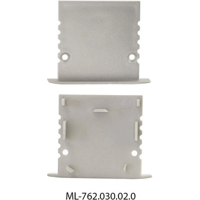 ML-762.030.02.0 Koncovka bez otvoru pro AE, stříbrná barva, 1ks