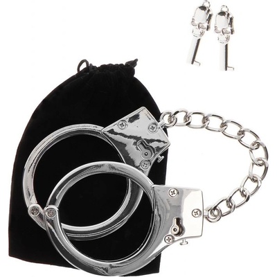 Taboom Silver platený BDSM handcuffs putá na ruky