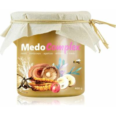 MycoMedica MedoComplex kvetový med s extraktmi z vitálnych húb 400 g