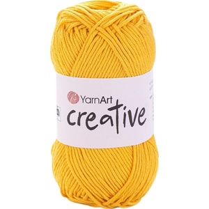 YARNART Creative 228 Dark Yellow Плетива прежда (Creative 228)