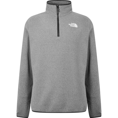 The North Face 100 Glacier Quarter Zip Fleece Mens - DYY Mid Grey