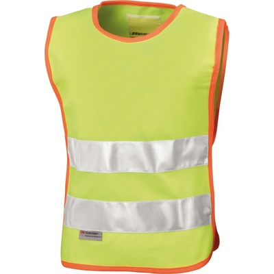 Result Detská bezpečnostná reflexná vesta R212J Fluorescent Yellow