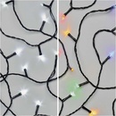 EMOS Lighting D4AJ01 LED vianočná reťaz 2v1 10 m vonkajšia aj vnútorná studená biela multicolor programy