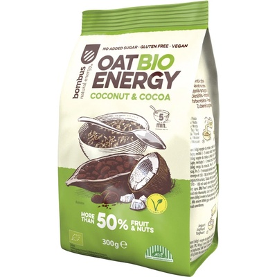 Bombus Ovsená kaša BIO ENERGY kokosové & cocoa 300 g