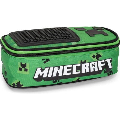 MINECRAFT Ученически овален несесер Minecraft Pixel - с 1 цип (72515)