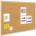 Bi-Office Коркова дъска 60х90см