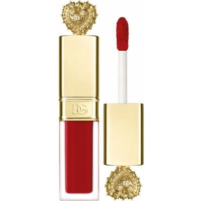 Dolce & Gabbana Flawless Everkiss Liquid Lip Mini matný tekutý rúž 405 Devotion Perfect Vibrant Red 3 ml