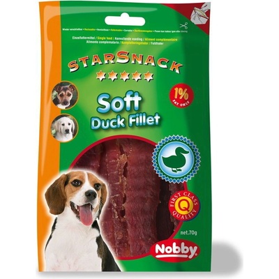 Nobby StarSnack Soft Duck Fillet mäkké kačacie filetky 70 g