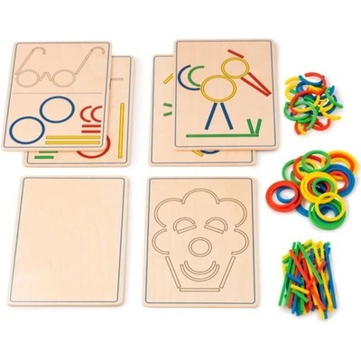 Eduplay krúžky a tyčinky herný set