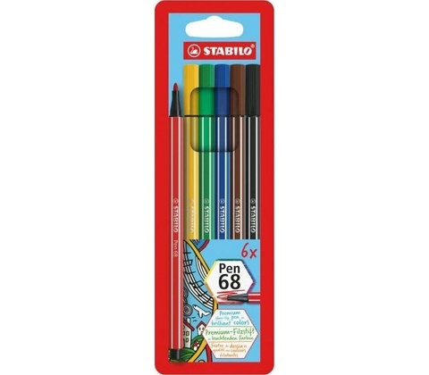 Stabilo Pen 68 6 ks