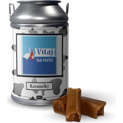 Sablio Karamelky v plechovej dóze Vitaj na svete 250 g