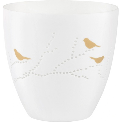 räder Porcelánový svícen Gold Birds Large