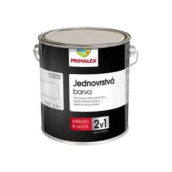 PRIMALEX 2v1 syntetická antikorózna farba na kov 2,5L Hnedá