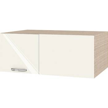 Image 1 of ИРИМ Ъглова надсройка за кухненски шкаф Сити МФ-Крийм гланц-11-113 90 см