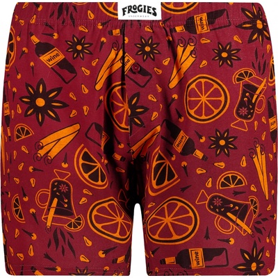 Frogies Pánske trenky Christmas Punch tmavě červená – Zboží Dáma