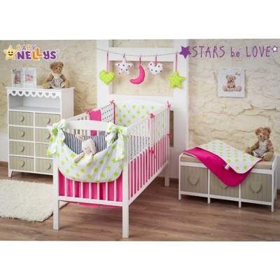 Baby Nellys 14-dielna Mega Sada Stars Be Love 1 120 x 90 cm