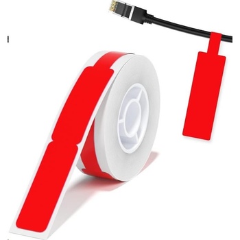 NIIMBOT A2K18638001, 12, 5x109mm, 60бр. , червени самозалепващи се етикети за кабели (A2K18638001)