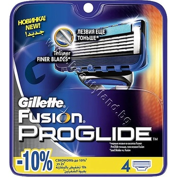Gillette Ножчета Gillette Fusion ProGlide, 4-Pack, p/n GI-1301207 - Резервни ножчета за самобръсначка (GI-1301207)