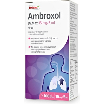 AMBROXOL DR.MAX POR 15MG/5ML SIR 1X100ML