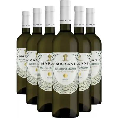MARANI Marani RKATSITELI-CHARDONNAY suché biele víno 13,5% 6 x 0,75 l (holá lahev)