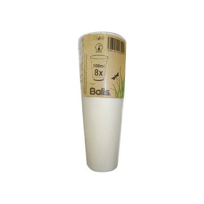 Balis pohár papierový biely 500 ml