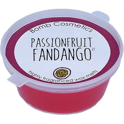 Bomb Cosmetics Passionfruit Fandango vosk s vôňou marakuje na aromaterapiu v poháriku 35 g