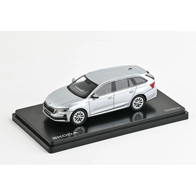 Abrex Škoda Octavia IV FL 2024 Stříbrná Brilliant Metalíza 1:43