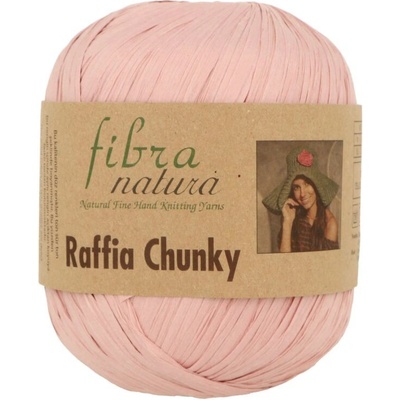 Fibra Natura Raffia Chunky 04 světle starorůžová