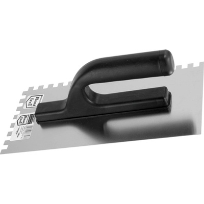 STAVTOOL Nerezové hladítko zuby 10 mm 270 x 127 mm