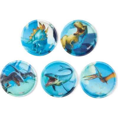 Sada ozdôb na batoh Ergobag Kletties Set - Dinosaurs uni
