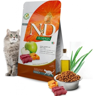 N&D GF Pumpkin CAT Venison & Apple 1,5 kg