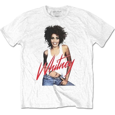 Whitney Houston tričko Wanna Dance Photo biele