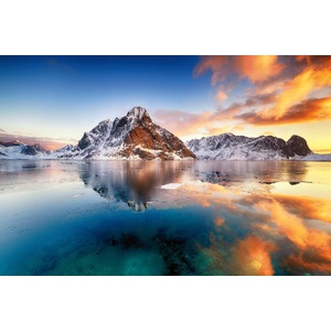DIMEX ART Флизелинов фототапет норвежки лофотенски острови 375 x 250 см