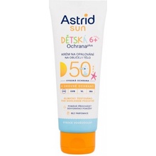 Sarantis Astrid Sun Dětský krém na obličej a tělo na opalování SPF 50 75 ml