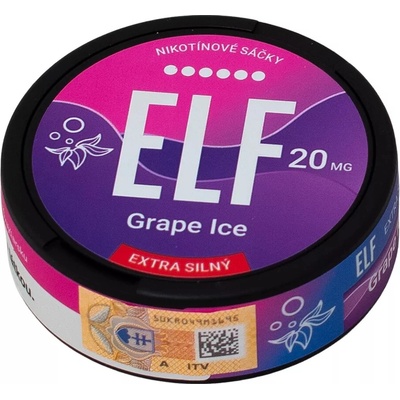 Elf Bar Grape Ice 20 mg/g 20 vrecúšok