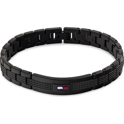 Tommy Hilfiger Nadčasový čierny náramok pre mužov Homme 2790420 čierna