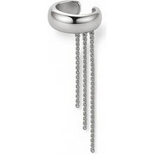 SARINES Stříbrný earcuff s jemnými řetízky S1248