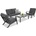 Garden Point Градински мебели Braga Coffee 4 Garden Point антрацит (GAP327-2)