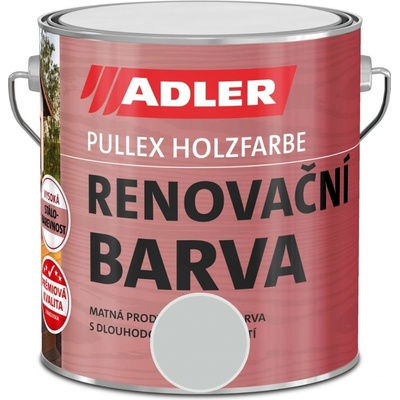 Adler Česko Renovační Barva na dřevo 2,5 l šedá